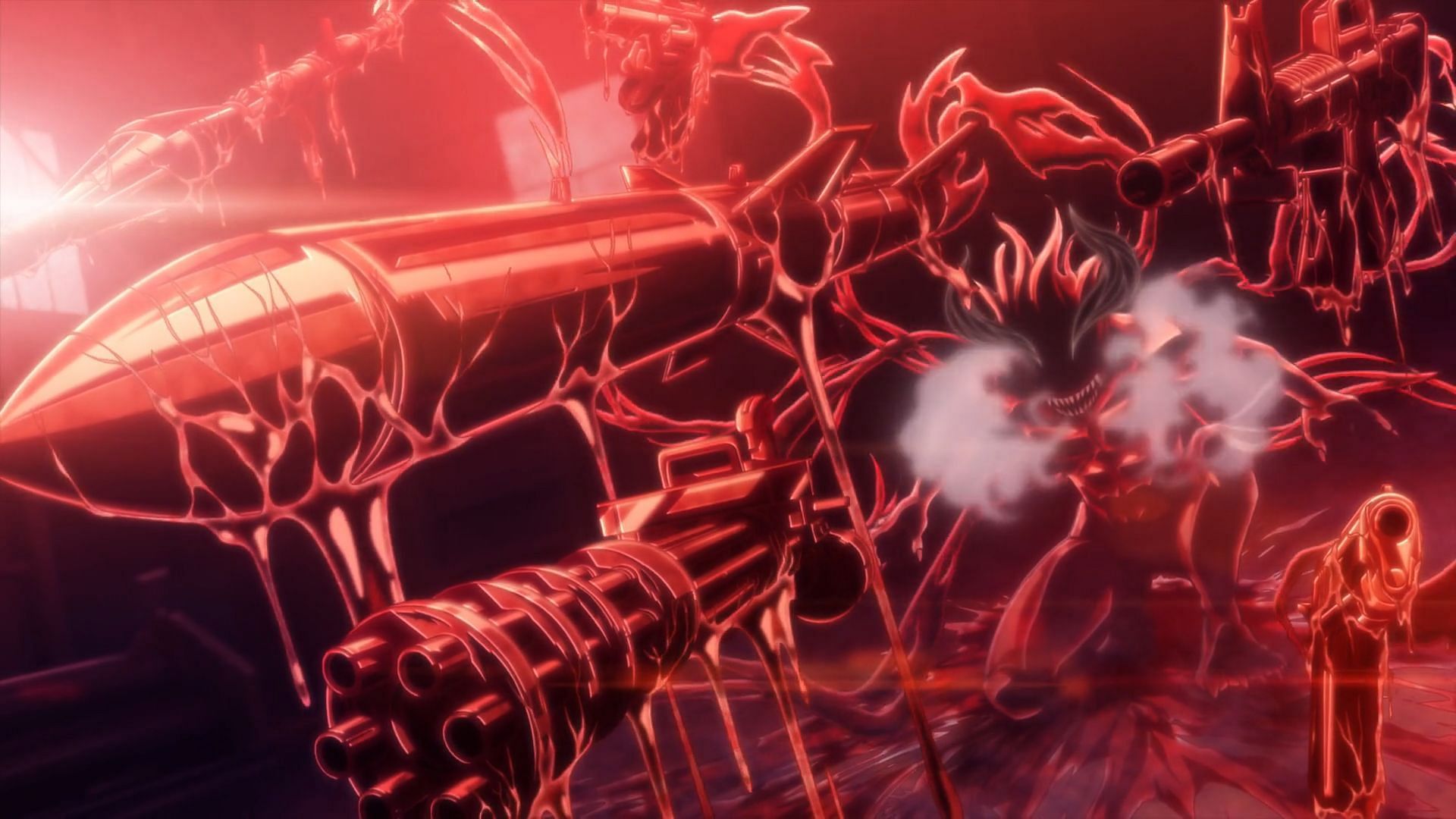 Shiki in his Oni form in the anime (Image via Hibari)
